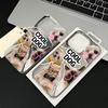 Mobile Phone Cases for iPhone 11 13 15 Pro Max 12 14 Pro Max Case iPhone 16 15 Plus 13 Pro 12 Frosted Texture Painted Cartoon Flowers