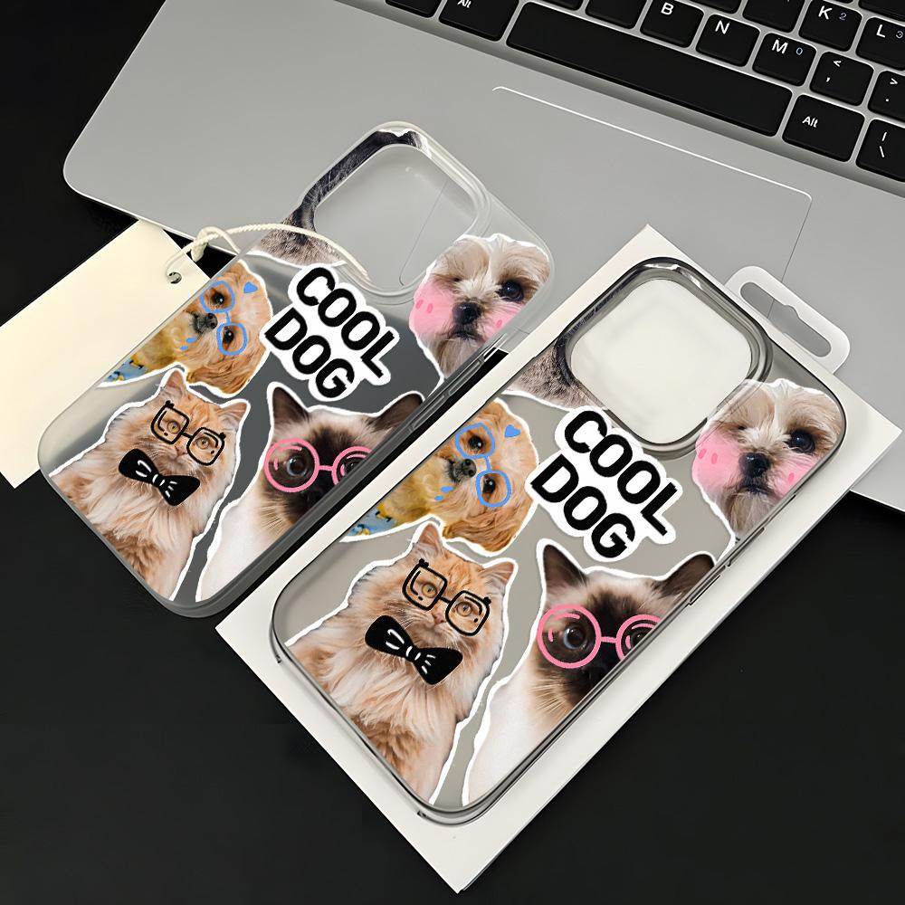 Mobile Phone Cases for iPhone 11 13 15 Pro Max 12 14 Pro Max Case iPhone 16 15 Plus 13 Pro 12 Frosted Texture Painted Cartoon Flowers