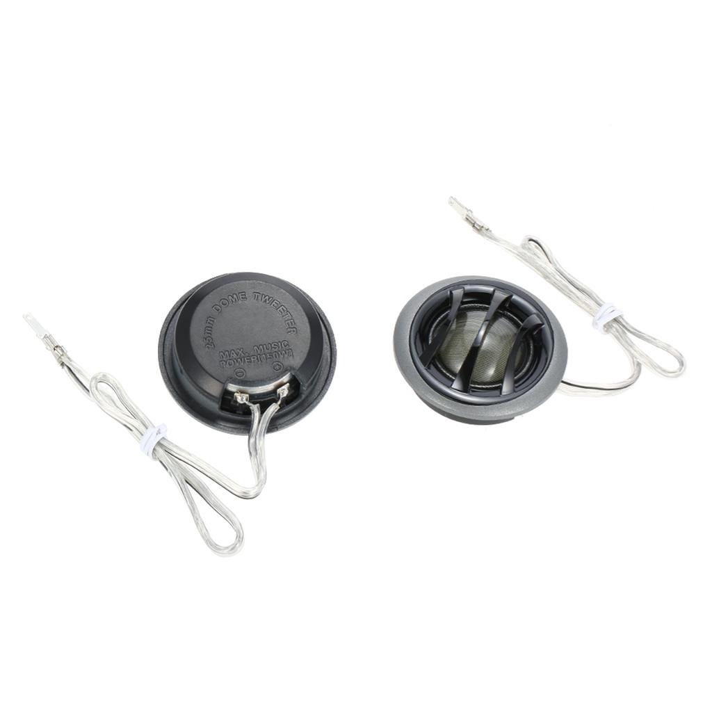 1 Par 2in 150W Tweeter de Carro Alto-Falante Alta Fidelidade Domo de Seda Automotivo Alto-Falante de Agudos
