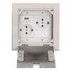 Recessed Floor Outlet 2500W 16A 2 Sockets 1 USB 1 Computer Port Embedded Floor Power Outlet