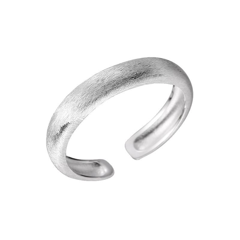Adjustable Stylish Plain Band Ring for Women: Versatile, Fashionable, Stackable, Cool Style for Index Finger.