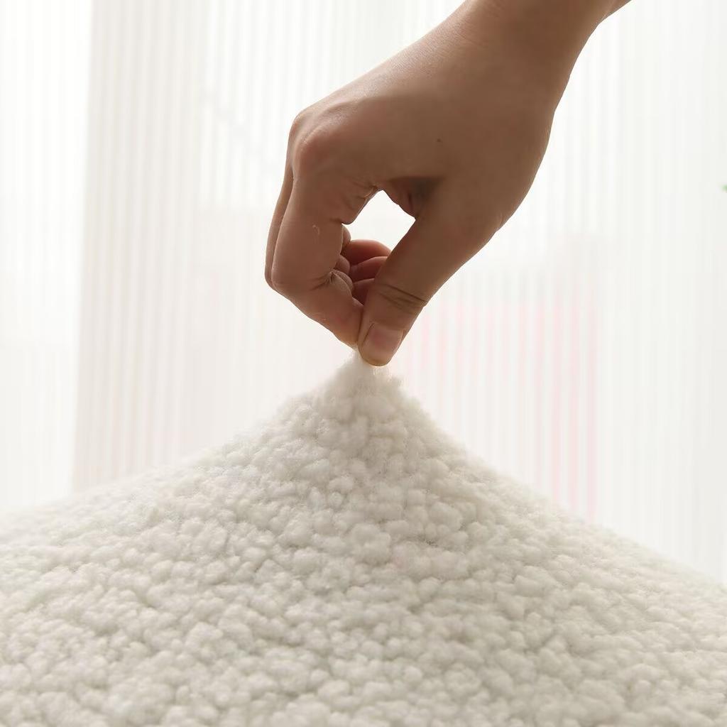 1 Klassischer elastischer Hocker Rutschfestes Esszimmerstuhl-Kissen Schutzhülle, Mischpolyester und Elasthan, Maschine