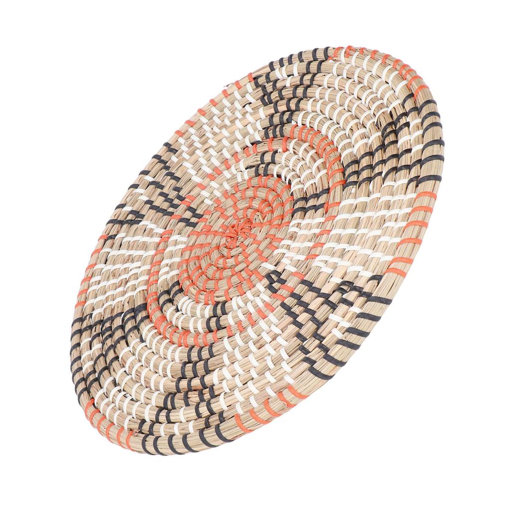 Isolieruntersetzer Nordische Strohgeflecht-Platzsets Hitzebeständige Untersetzer Homestay Wanddekorationen