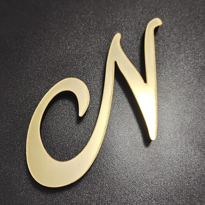 Simple Style 3D Three-dimensional Letter Wall Sticker EVA Italic English Letter Wall Sticker Creative DIY Wall Decoration Decals about 10cm