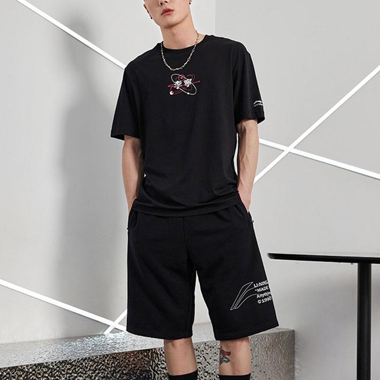 Li Ning Sports Fashion Collection T Shirt Men's Black AHST735-1