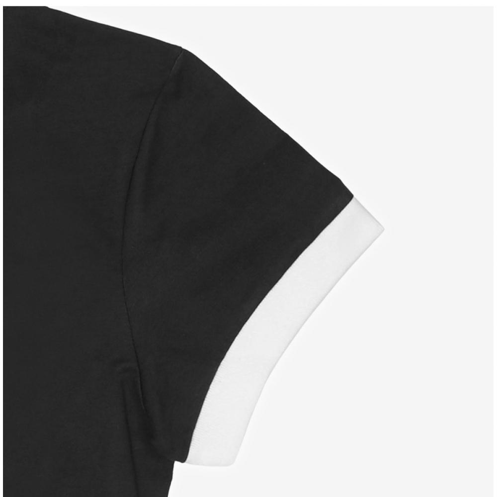 Ganni Women Baby FiT ConTrasT Ringer T shirT T4335 252