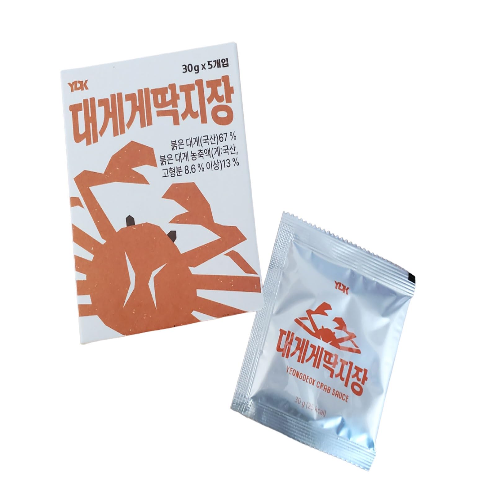 

Korean crab/Korean crab paste/Retort packaging/Set of 2 boxes (30g x 10 bags) Crab paste Crab Korean food Korean crab paste (18.5 x 5.6 x 10.5, 2)