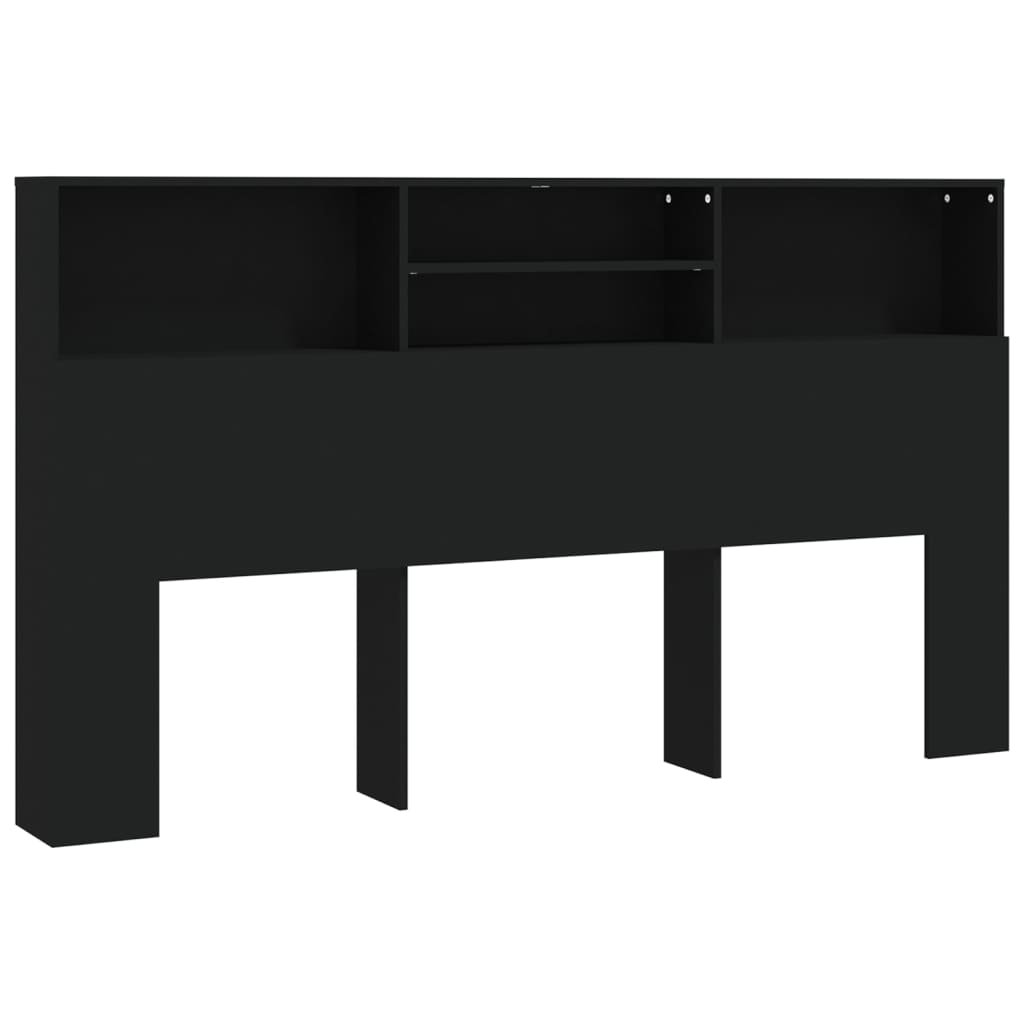 Modernes Kopfteil Mit Regalen Und Stauraum, Ohne Bettgestell Und Matratze, 180 X 19 X 103,5 Cm