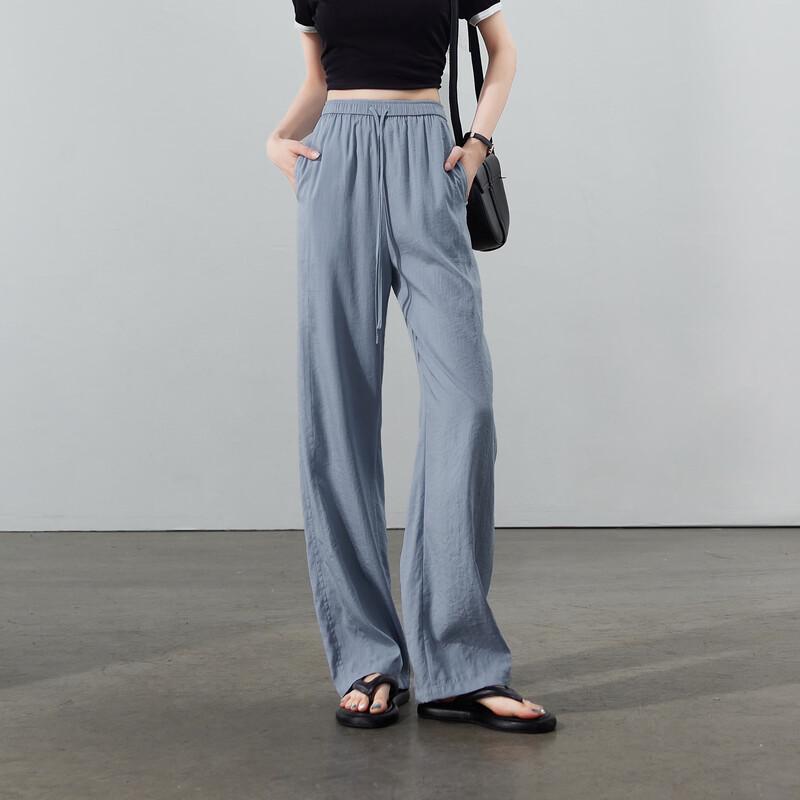 SOFSIL Women's High-Waist Wide-Leg Casual Pants