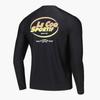 Le Coq Sportif [end Of Season saLe][60  Off] Long sLeeve Rash Guard Blk   Qp223s