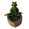 Floating Frogs For Ponds Cute Frogs Statues Garden Pond Ornament Figurine Floating Decoration Resin Miniature Frogs Statue