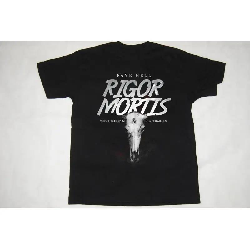 Rigor Mortis For Family Black T Shirt Cotton All Size TH532