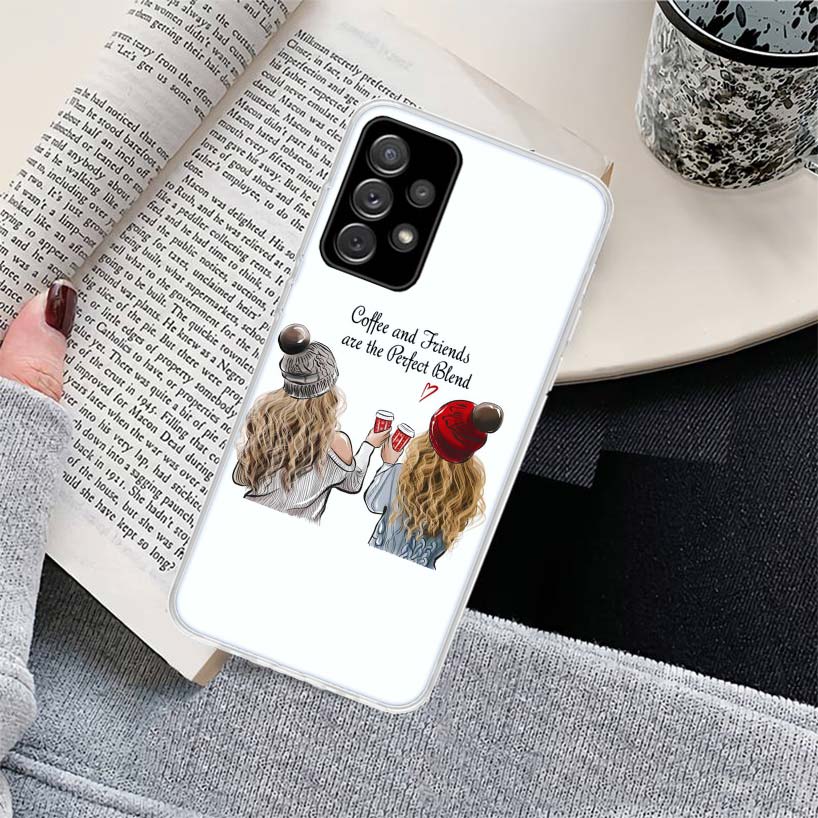 Best Friends BFF Matching Phone Case for Samsung Galaxy A17 A16 A15 A14 A13 A57 A56 A55 A54 A53 A37 A36 A35 A34 A33 A26 A25 A24