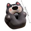 Plush&Ice Silk Doggy Office Nap Pillow Double-sided Piggy Pillow Stuffed Toy  Female Gift