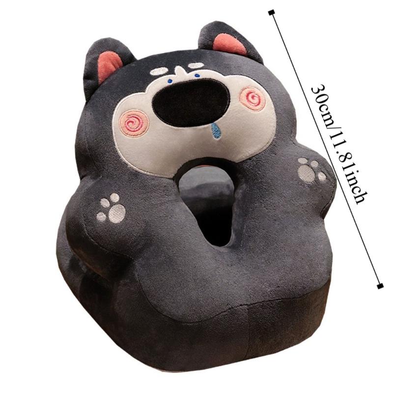 Plush&Ice Silk Hand Warmer Pillow Super Soft Piggy Pillow Stuffed Toy  Men Women