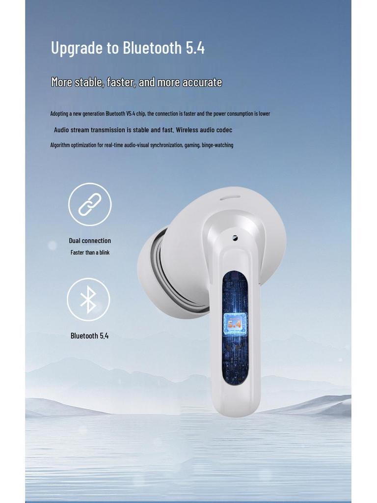 S71TWS Bluetooth Wireless Earphones: V5.4 In-Ear, Noise-Cancelling, Long Battery Life, Pod-Style, Ideal for Music & Gaming.