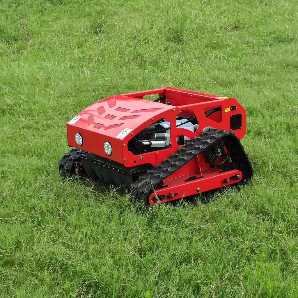 CE-Certified Remote Control Agricultural Crawler Lawn Mower & Weeder