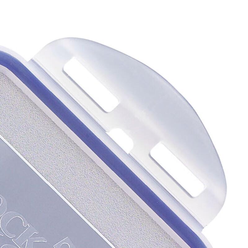 LOCK&LOCK Plastic Food Storage Containers, Large Capacity Lunch Boxes, Meal Containers, Snack Boxes, Refrigerator Storage Containers, 1L*2