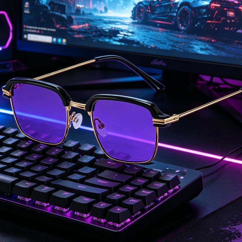 New Stylish Men's Blue Light Blocking Glasses Women Fashion Elegant Computer Eyewear for Gaming Colorful Half Frame Spectacles
