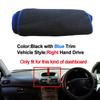 Car Inner Dashboard Cover Dash Mat Carpet Cushion Sun Shade Dash Board Pad For Toyota Avensis 2005 2006 LHD RHD Car Styling