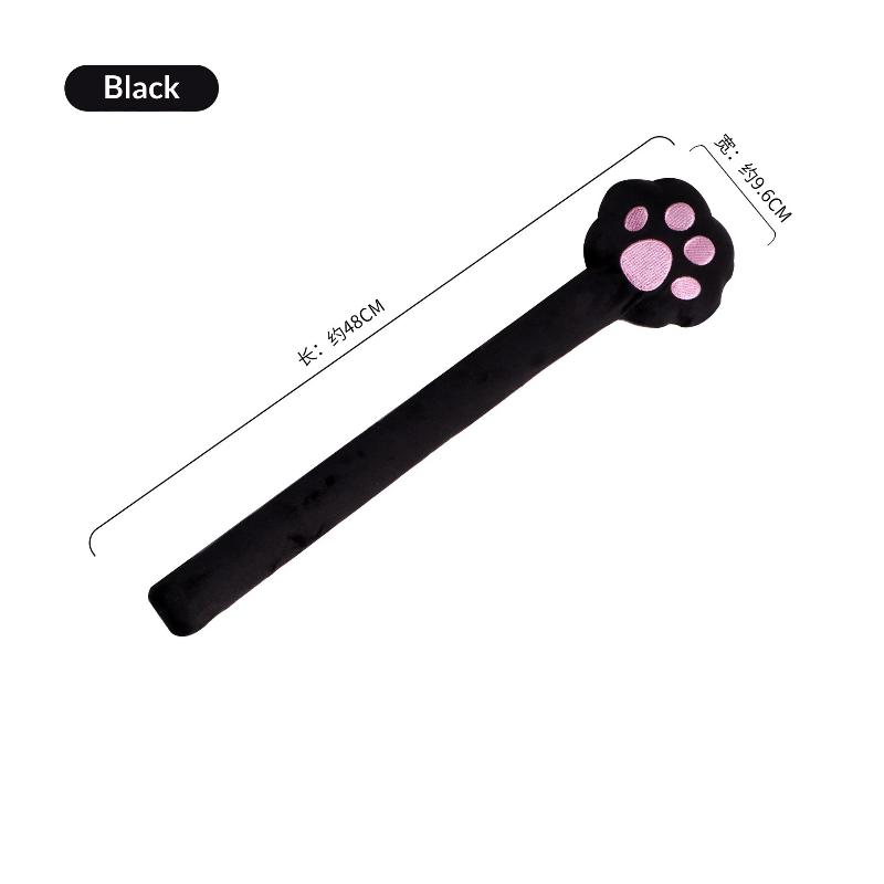 1Pcs Soft Cat Claw Massage Hammer Elastic Long Handle Portable Handheld Massager for Neck Muscle Relaxation Travel Use