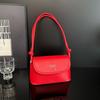 Underarm Bag Solid Color Butterfly Knot Pu Single Shoulder Bag Simple Fashion Style Shoulder Bag For Women Small Square Bag