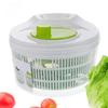 Manual Hand Cranked Fruit Veg Salad Spinner Double Layer Kitchen Wash Basin Drain All  in One Multifunctional Veggie Drying Tool