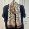 New fashion letter polka dot printed cotton and linen scarf classic autumn and winter warm scarf sunscreen shawl