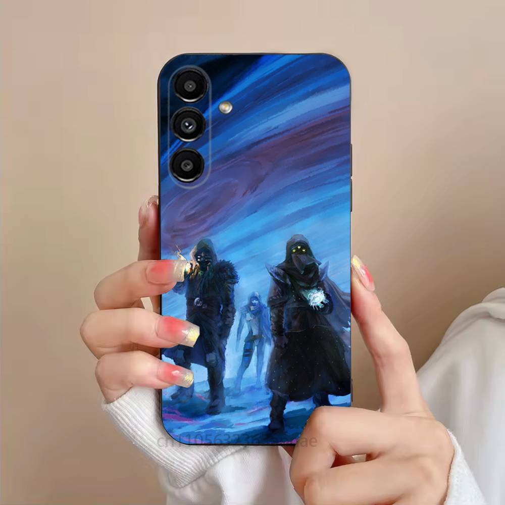Destiny 2 Game Silicone Phone Case For Samsung S25,24,21,22,23,S30,Ultra,S20,Plus,Fe,Lite,Note,S10,S9,Black Soft Shell