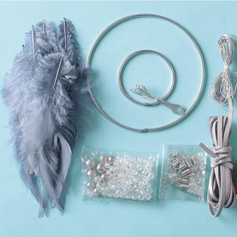 Dream FäNger - Handgefertigte Traditionelle Feder SchöNer Wandbehang Hause Dekor Ornament Handwerk Geschenke Im Valentinstag Für Freunde