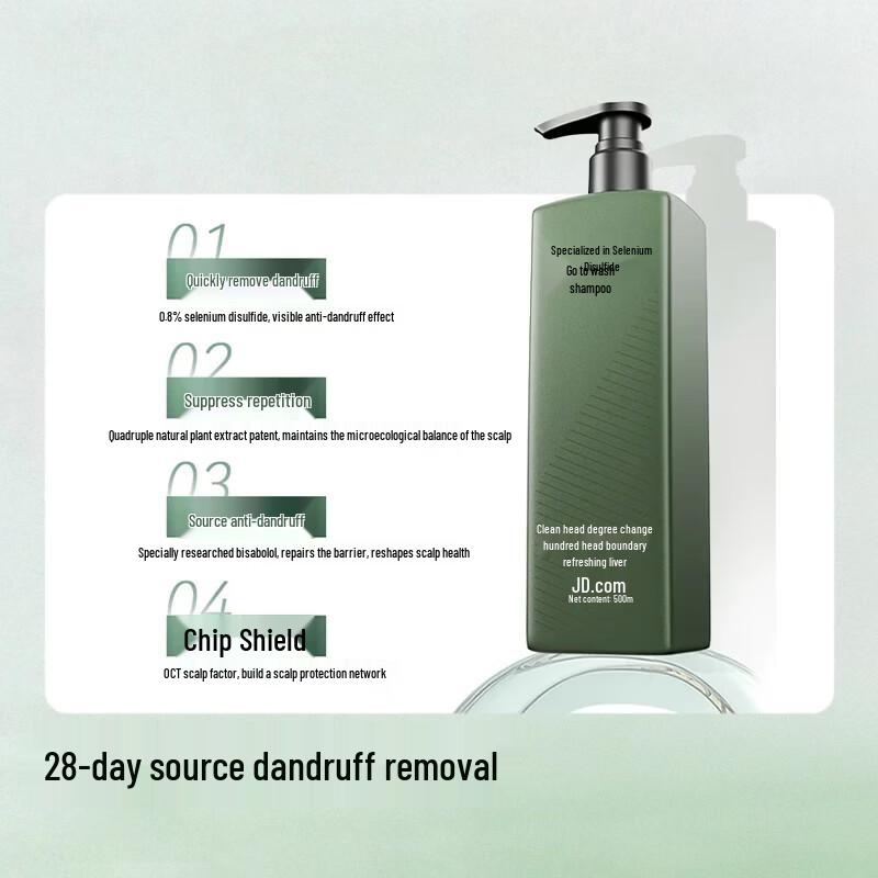 Jingdong Made Selenium Disulfide Anti-Dandruff Shampoo 500ml