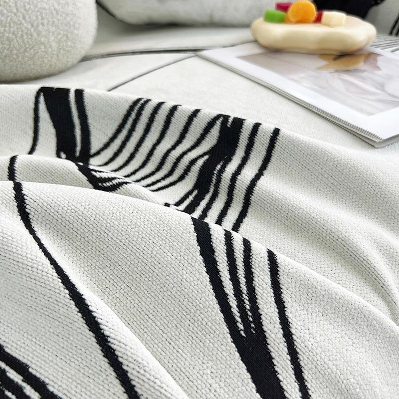 Nordic Ins Style Sofa Cover Cloth Full Cover Chenille All-season Anti-cat Scratch American Sofa Towel Cover Full Cover