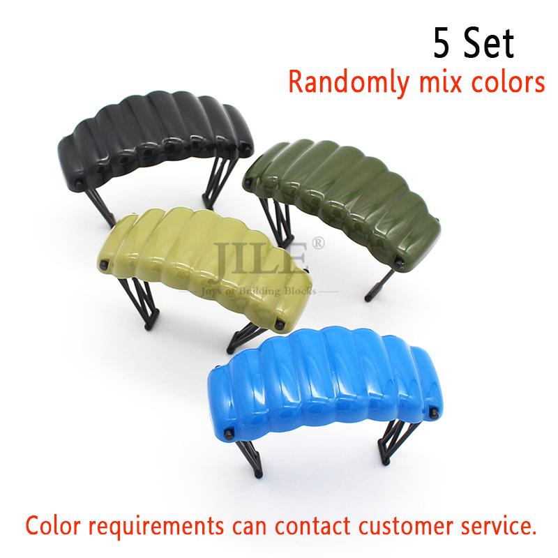 MOC Commando Special Forces Army Soldier Figures Military Base Barbed Wire Weapon Equipment Sandbags Bricks Building Blocks Toys