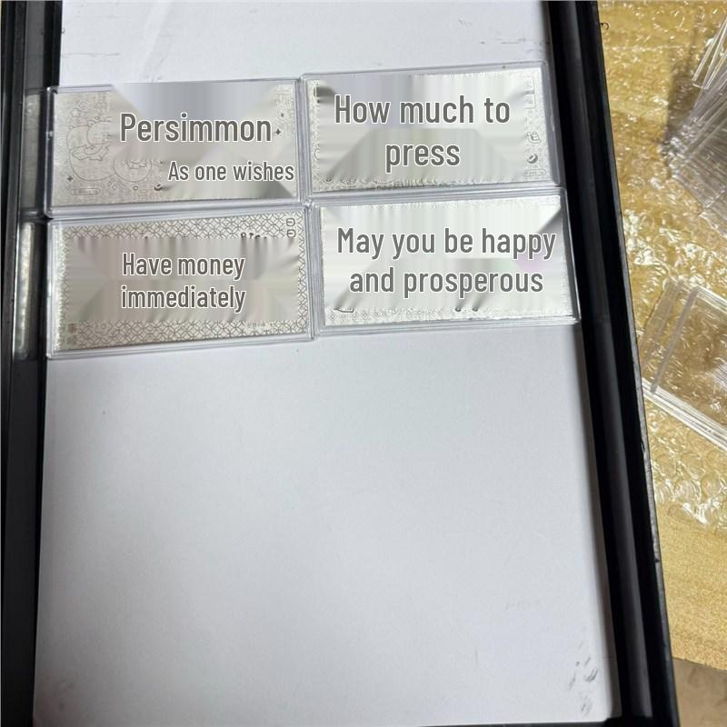 

2026 Sterling Silver 999 Red Packet 1g Ornament: New Year Gift for Family & Friends Standard