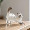 Transparent Cat Hair Storage Box Animal Shaped Dog Fur Storage Pendant  Backpack Charm