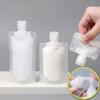 50/100pcs Matte Semi Transparent Travel Packaging Bag Shampoo Shower Gel Portable Squeeze Bags Moisture-proof Leak Proof Sealed Skincare Travel Pouch