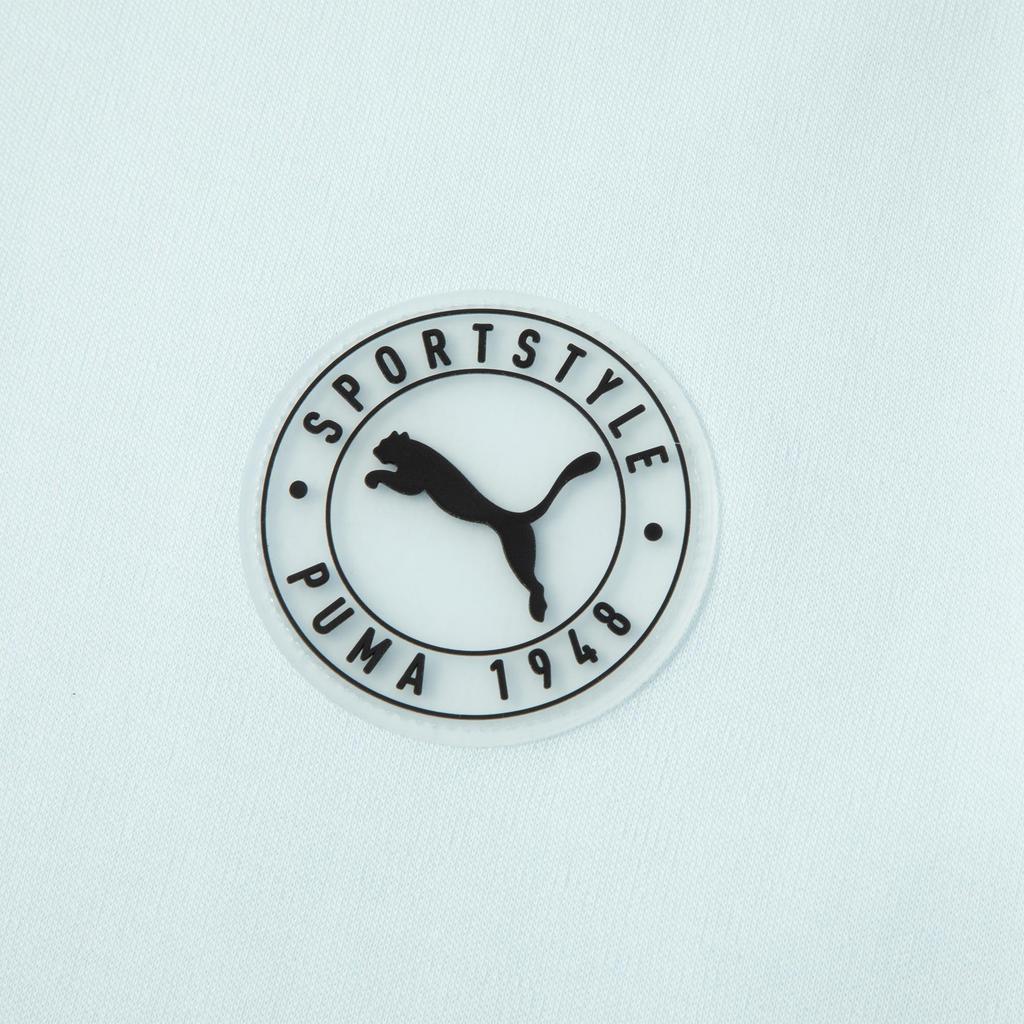 Puma Crew Neck Long Sleeve Casual Sweatshirt Unisex Sweatshirt Light-Blue 627878-23