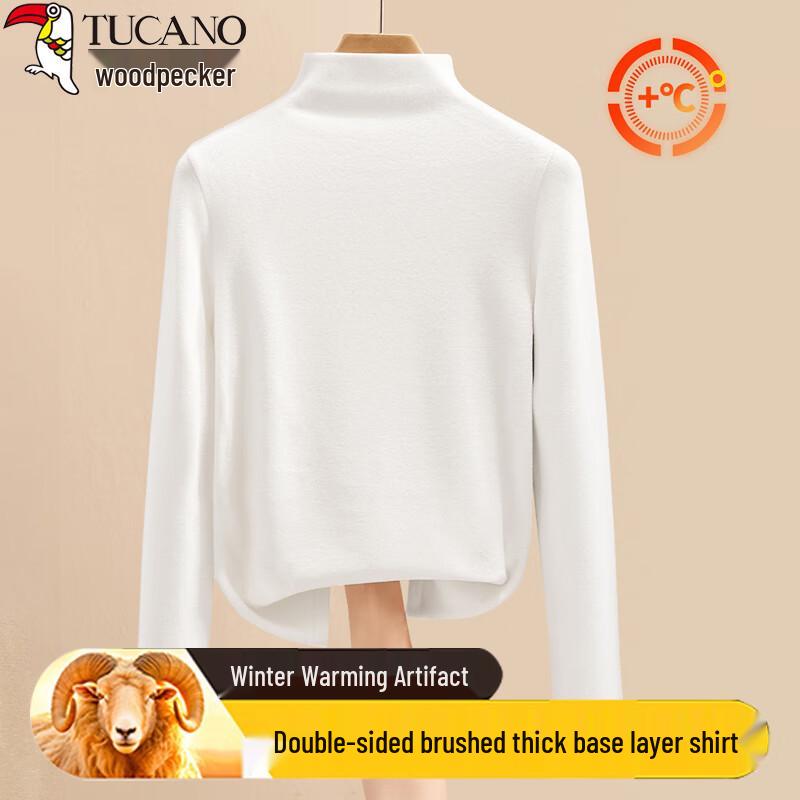 Women s High-Neck Double-Sided Velvet Thermal Base Layer M