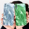 The Golden Silk of Waves For Samsung A01 02 A03 Core 04 05 06 10 12 A13 14 5G 15 16 M02 12 Note 8 9 10 20 Glass Ultra Phone Case