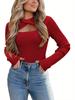Asymmetrical Hollow Twist Knit Sweater