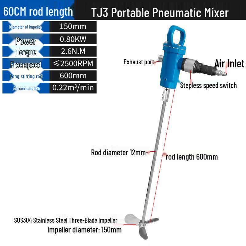 Portable Pneumatic Mixer