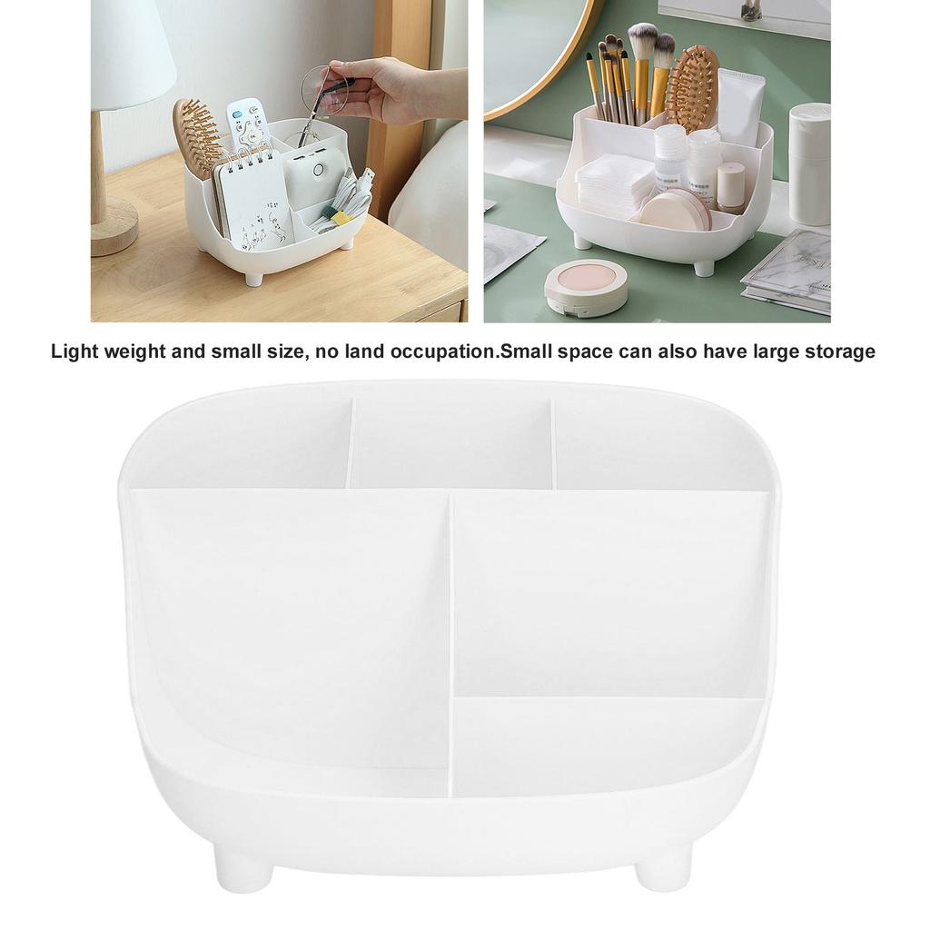 Desktop Storage Box Multifunction Lightweight Convenient Storage Anti Slip Wear Resistance Plastic Storage Box