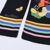 LOUIS VUITTON 400505 Butterfly Silk Bandeau scarf Black / multicolorUsed