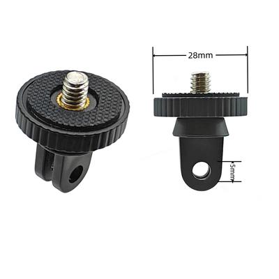 1/4 palcový šroubový adaptér pro stativ 360° otočný držák pro Go Pro Hero 12 11 10 9 8 Insta-360 One X4 X3 X2 Příslušenství pro kamery