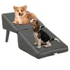 Foldable Dog Ramp With Adjustable  Height Wooden Anti-slip Pet Footrest Stool Kitten Puppy Ladder for Small Cats And Pets