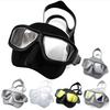 UMMY Streamline Freediving Mask for Freediving, Skin Diving, Snorkeling, and Skin Diving (Matte Silver)