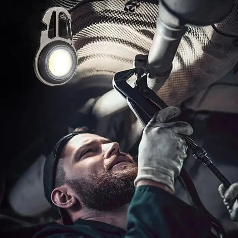 Mini lanternă multifuncțională cu LED-uri Lanternă portabilă mică, lantern, inspecție COB, lanternă magnetică puternică, lumină de exterior