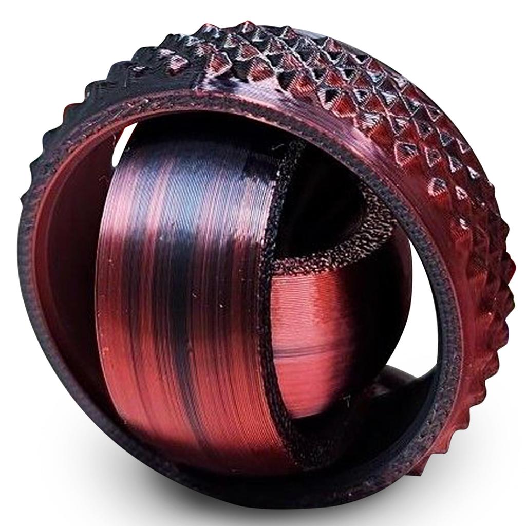 Non-Toxic New 3D Printed Rotating Ball Toy O-Shaped Universal Fingertip Gyroscope Gravity Rotation Anxiety Relief Decompression Cool Toy