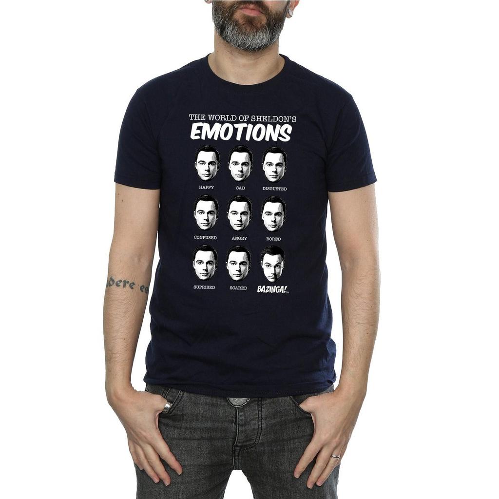 The Big Bang Theory Erkek Duyguları Sheldon Pamuklu Tişört