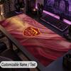 Custom Text Big Mousepad, Extended Desk Pad For Laptop Work GameAS Roma FC
